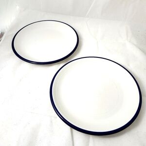 Rio Century Blue 11 Inch Dinner Plates Set of 2